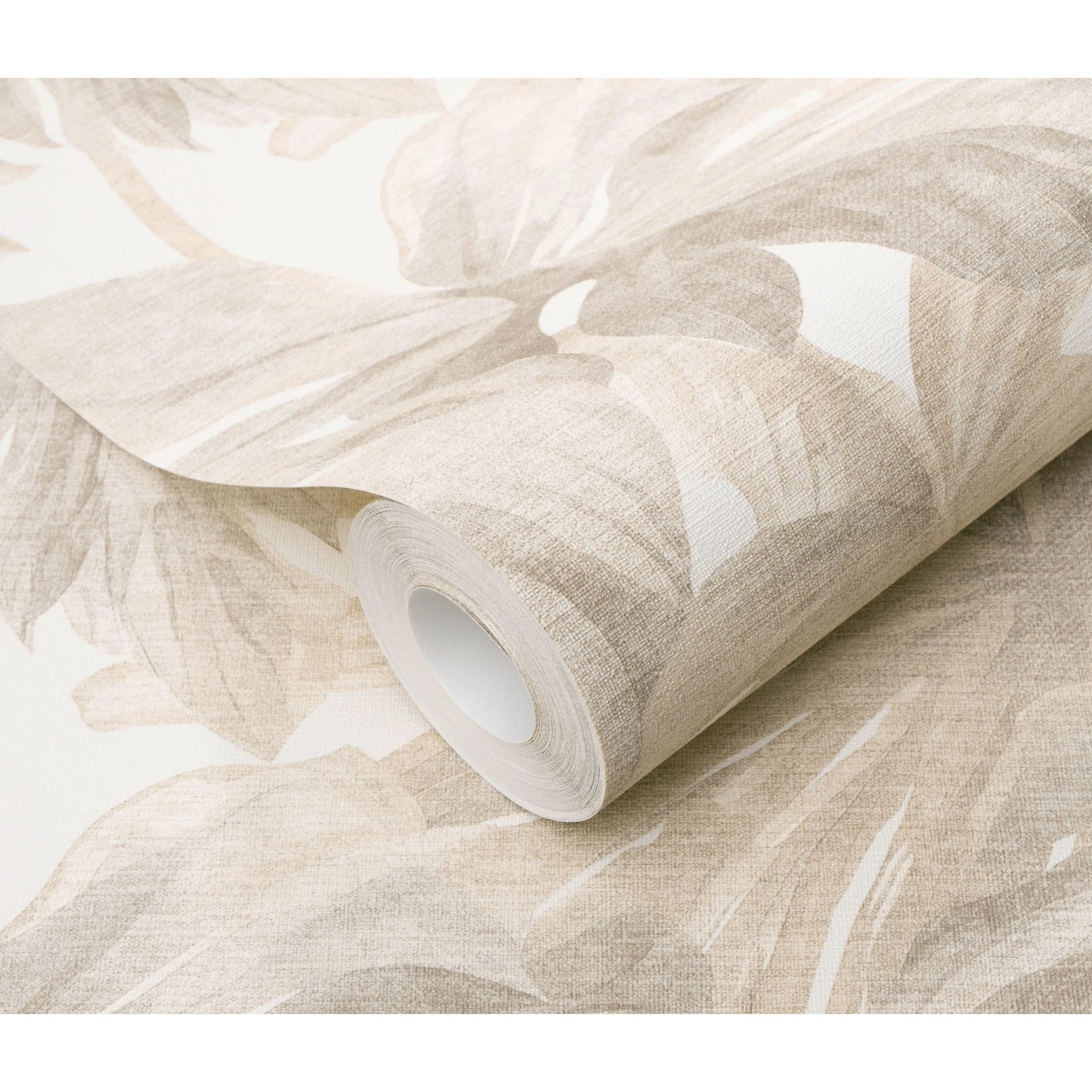 Erismann Vliestapete Forest Dreams Misty Monstera 10,05 m x 0,53 m Beige FSC®