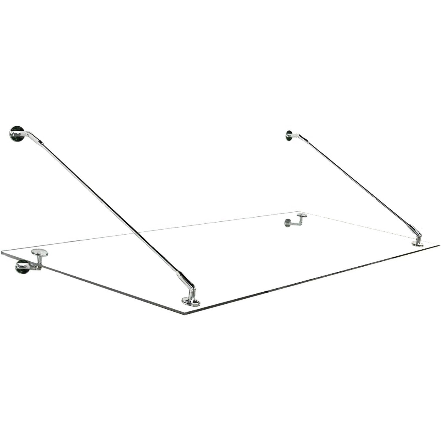 Glaszentrum Hagen - Typ/Std 200x90cm Glasvordach Vordach Türvordach VSG - Klarglas
