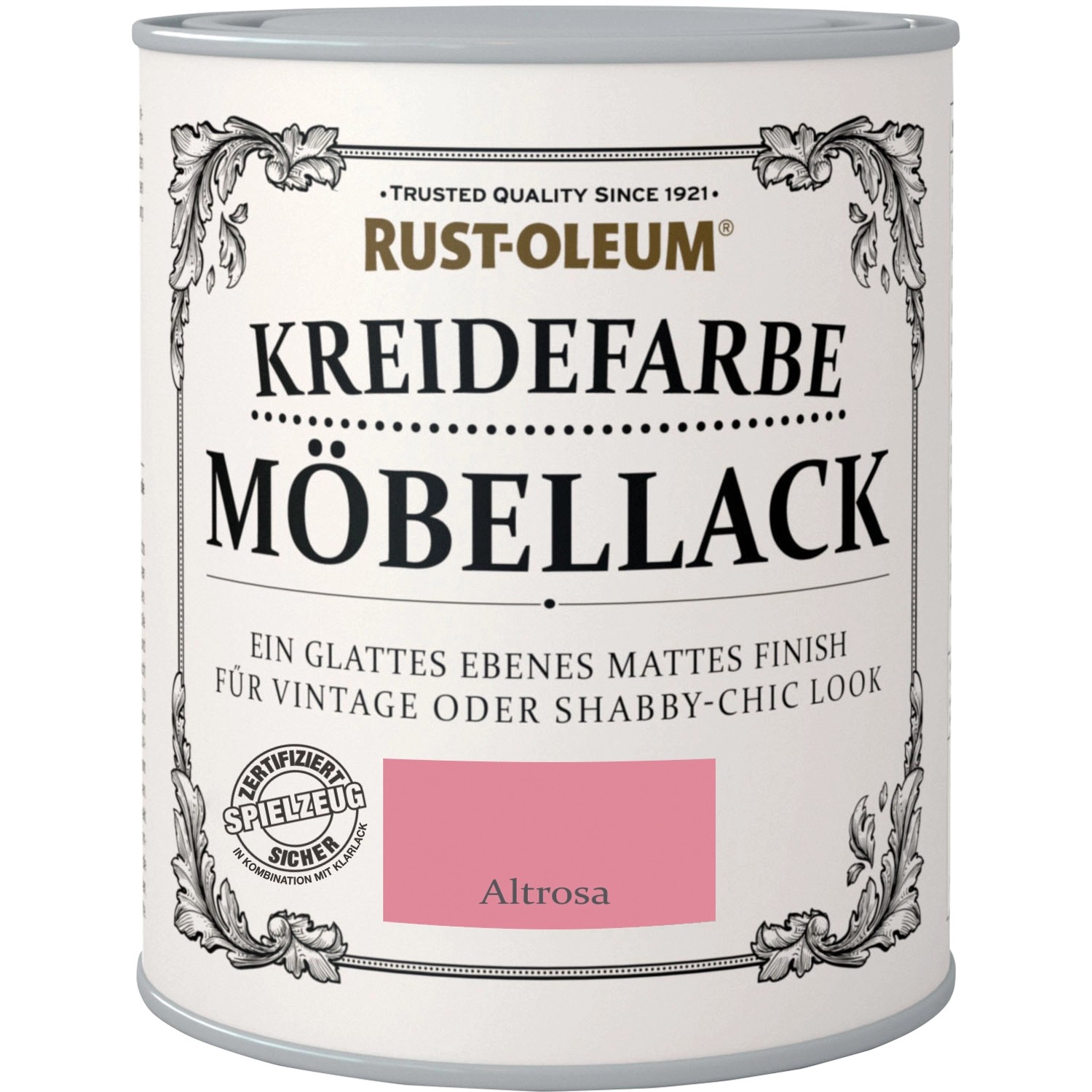 Rust-Oleum Möbellack Kreidefarbe Altrosa Matt 750 ml