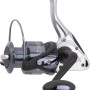 Westline Sunrise Angelrolle Spin 3000, silber/schwarz, für Spinnangelei.