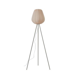 Lindby Tripod Stehlampe Helin 10030930 Skandinavisch in Creme aus Textil 1-flammig E27 Wohnzimmerleuchte