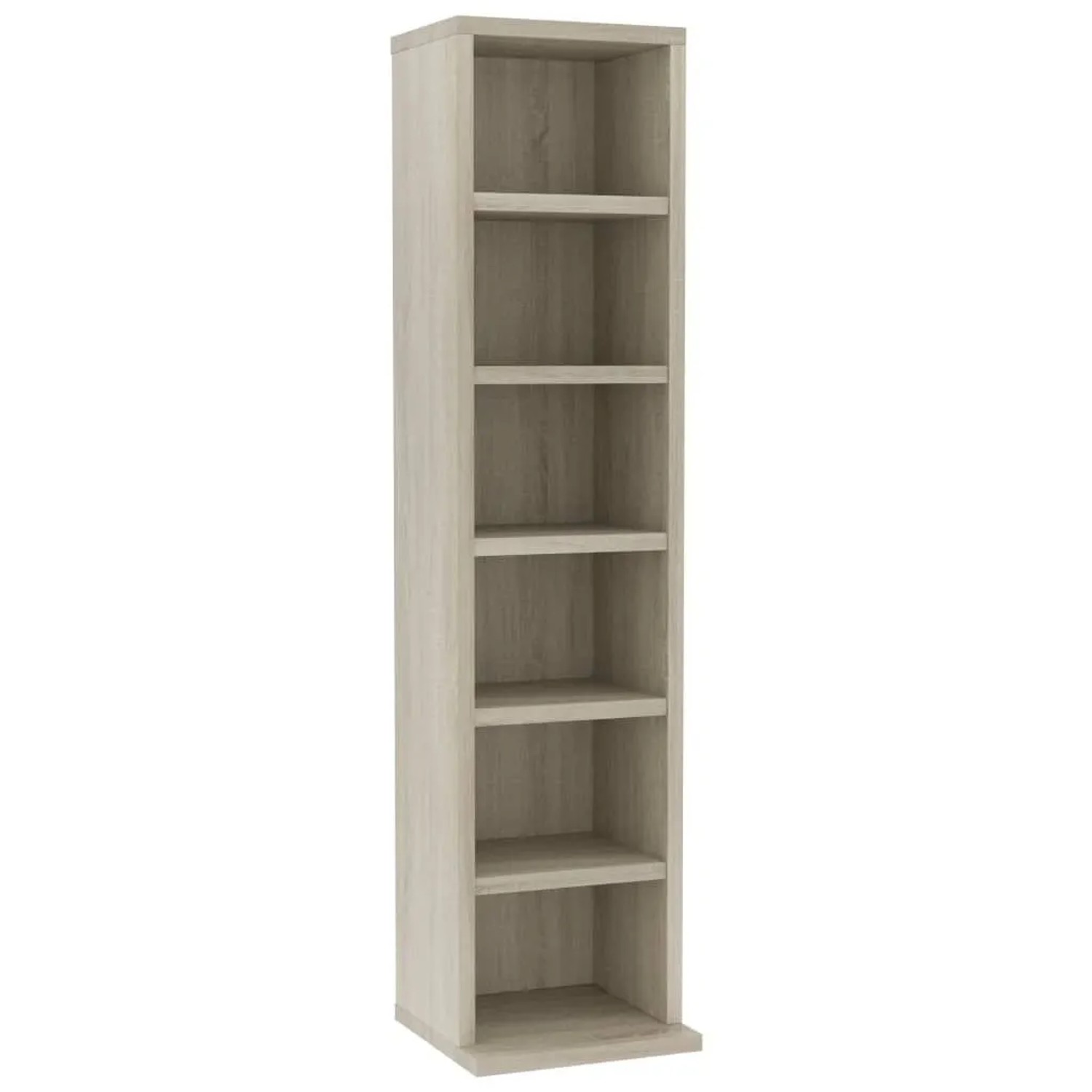 vidaXL CD-Schrank Sonoma-Eiche 21x20x88 cm Holzwerkstoff 800354