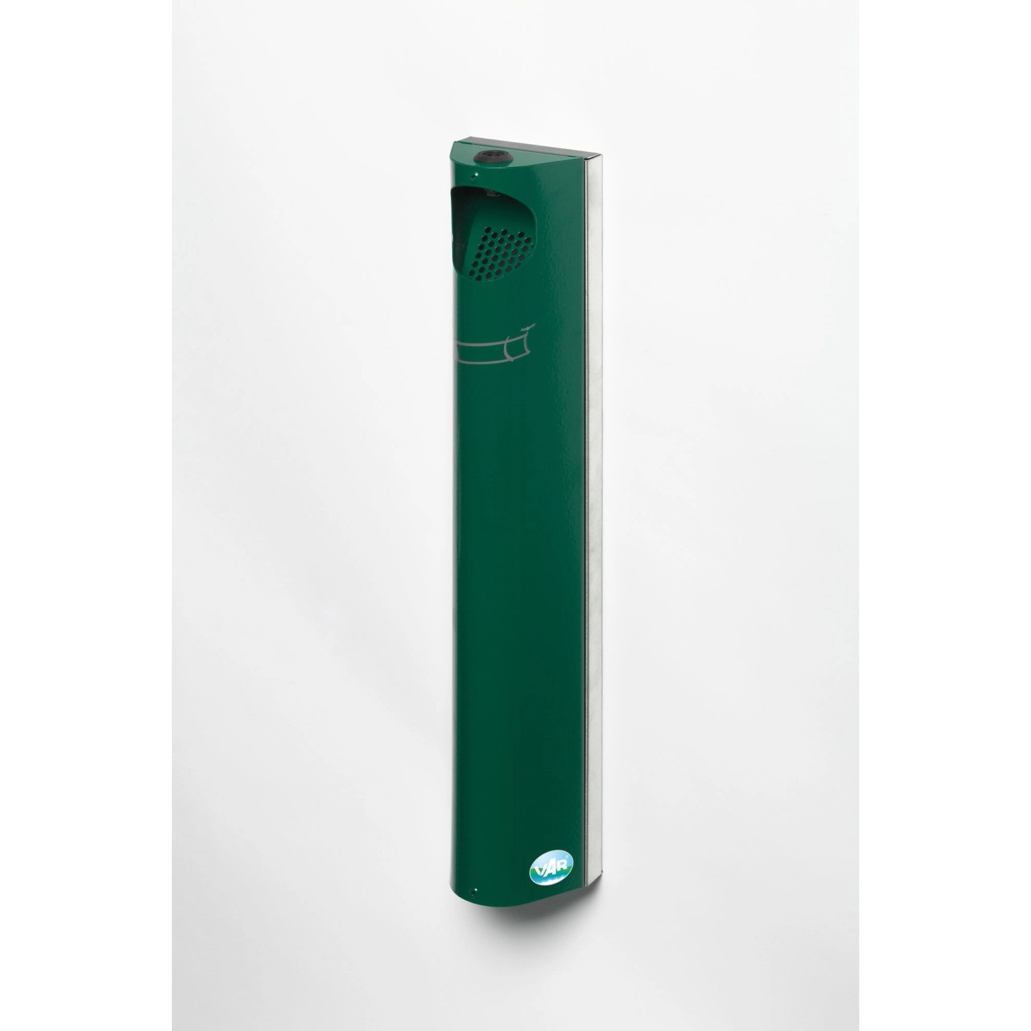 PROREGAL Praktischer Wandascher Mit Abstreifblech Wandmontage Verschließbar günstig online kaufen