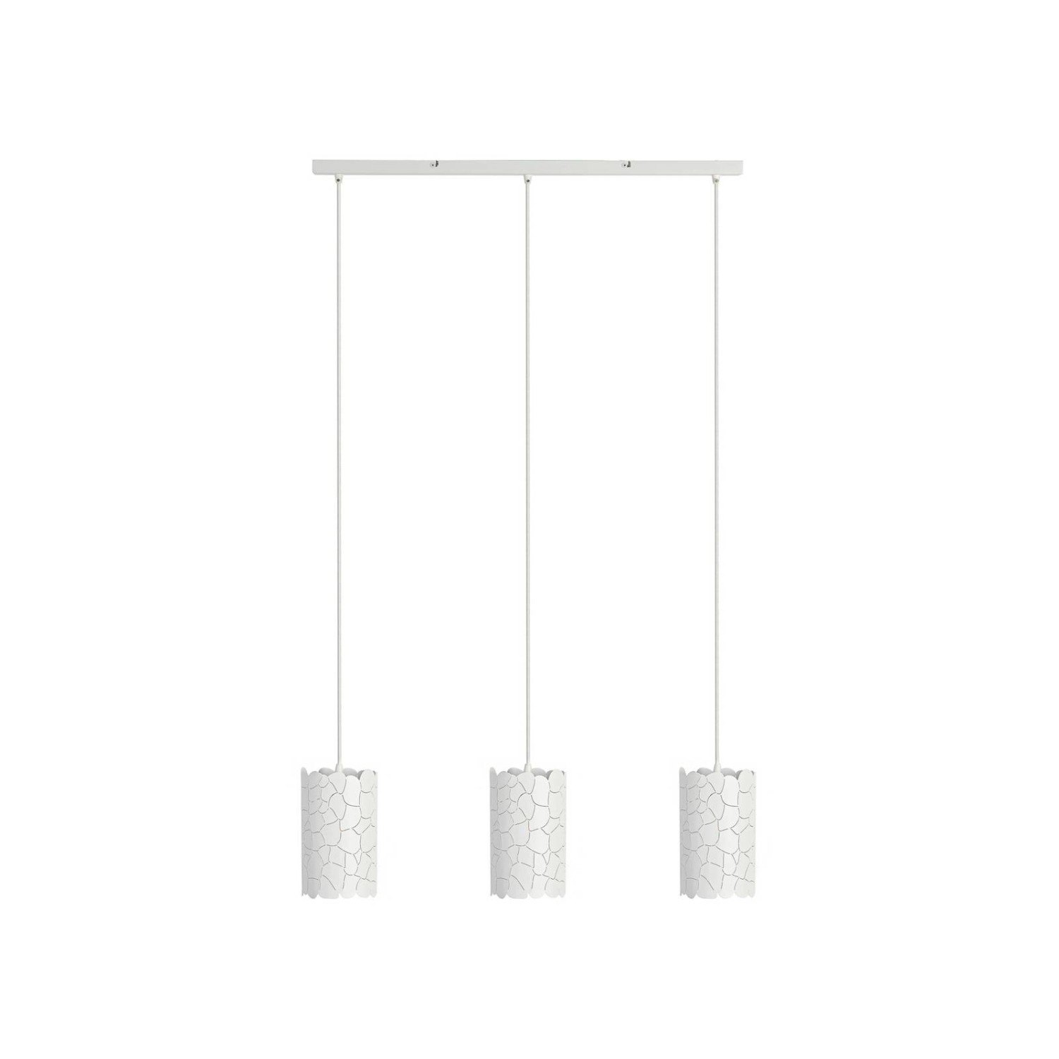 Lindby Pendelleuchte Aralena 10025855 Modern in Weiß aus Metall 3-flammig E günstig online kaufen