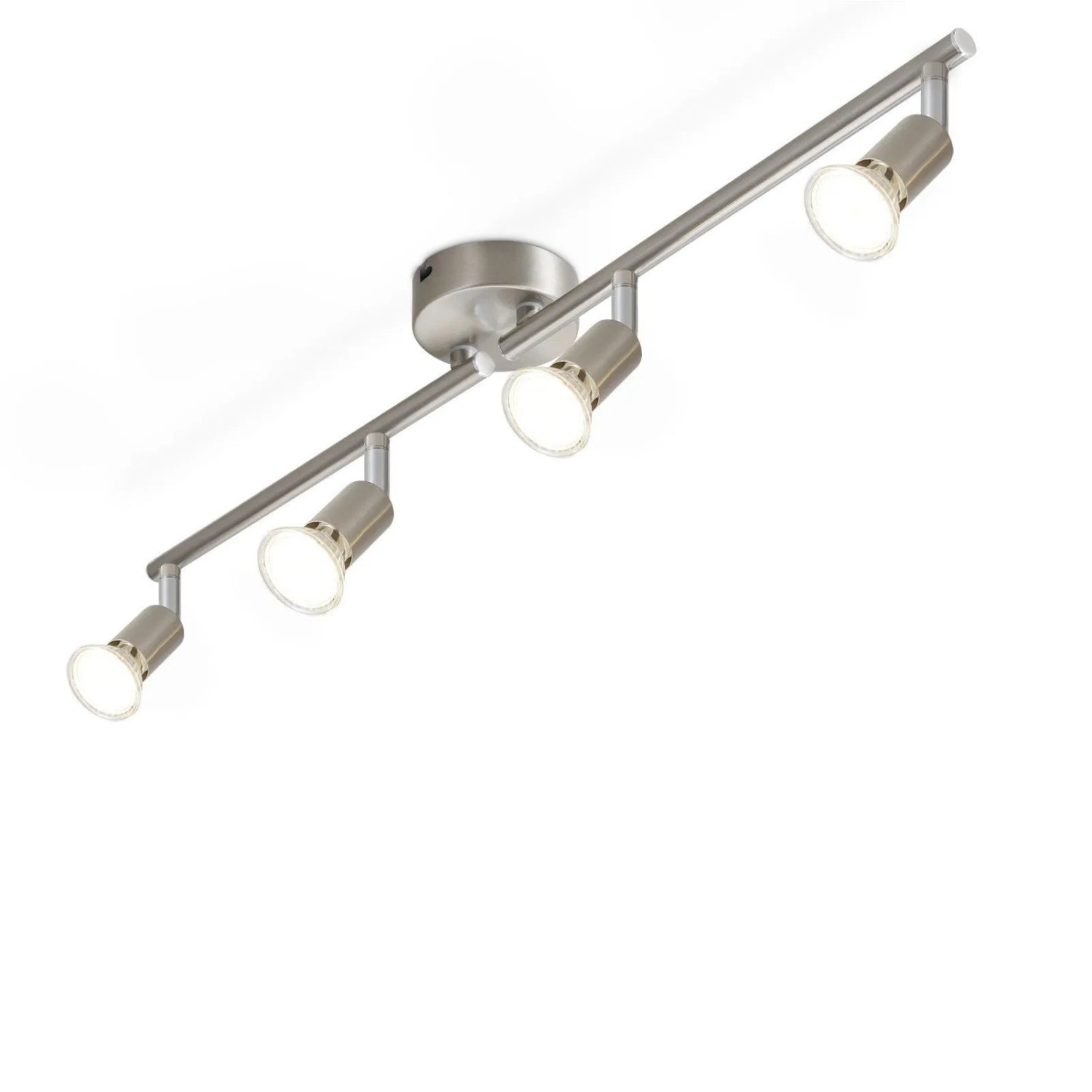 NETTLIFE Deckenstrahler aus Metal L60Silber