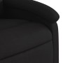 Detailaufnahme: Schwarzer Relaxsessel (vidaXL Modell 58) mit Stoffbezug und bequemer Polsterung.