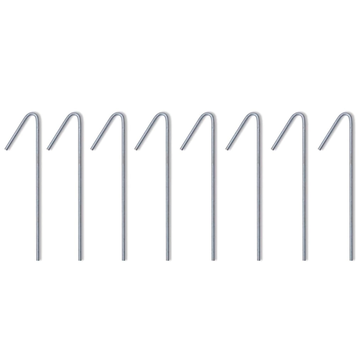 Erdnägel für vidaXL Faltzelt, 8 Stück, Stahl, zur sicheren Befestigung von Markisen & Sonnenschutz.