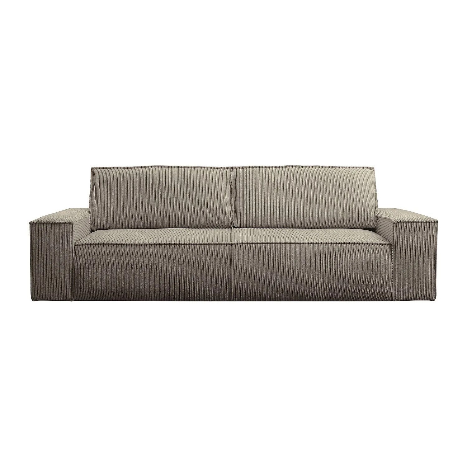Vente-unique Schlafsofa Amelia Taupe 257 cm