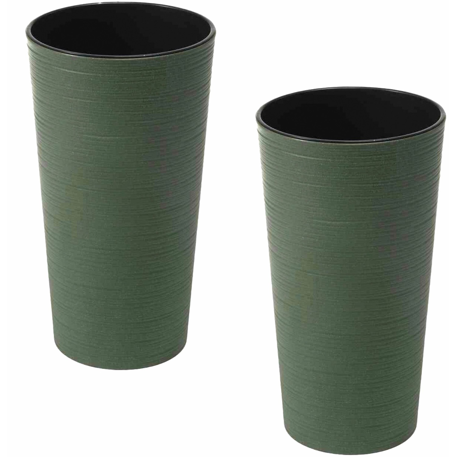 Siena GardenPflanzgefäß - Set 2 teilig Eco Locon Grün Ø25x46,5 cm