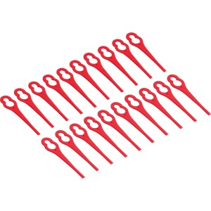 LUX Ersatzmesser für Rasentrimmer, 24er Pack, passend für Bosch ART 26 LI und weitere Modelle.