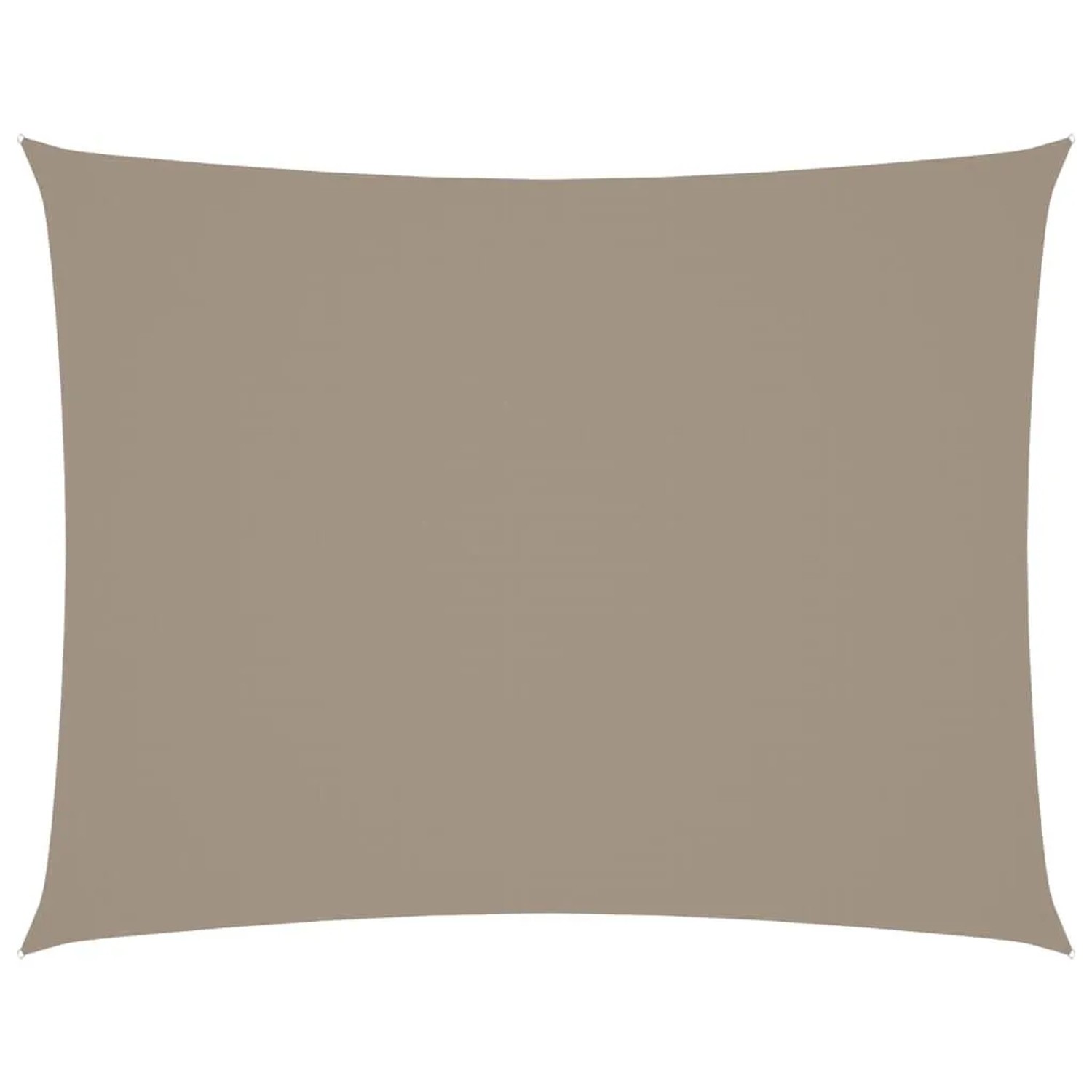 Furnicato Sonnensegel Oxford-gewebe Rechteckig 6x8 M Taupe