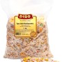 Dibo Spezial-Flockenmix 1kg für Hunde, Ergänzungsfutter mit Gemüse und Getreide im transparenten Beutel.