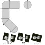 SOTECH CLICK CATCH Tischverbinder: Funktionsdiagramm zur Verbindung von Tischen, Stühlen, Sofas. Zeigt Einrastmechanismus.