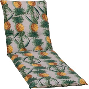 Beo Liegenauflage Treffelstein mit Ananas-Motiv für Gartenliegen.