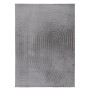 Silberner Lalee Teppich Comfort 501, 80x150 cm, Kurzflorteppich mit modernem 3D-Effekt.
