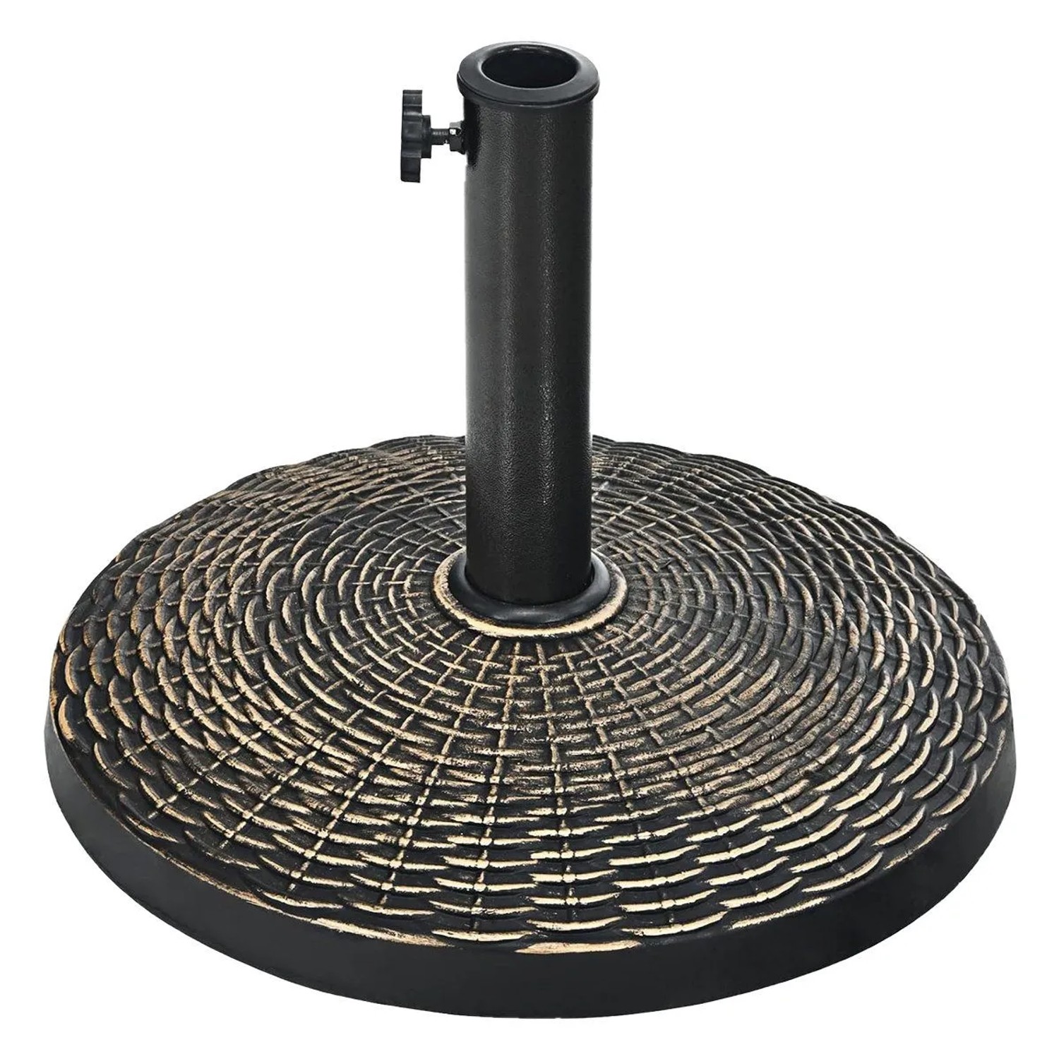 Costway Sonnenschirmständer 10 kg für Schirmstangen Von 38/48 mm