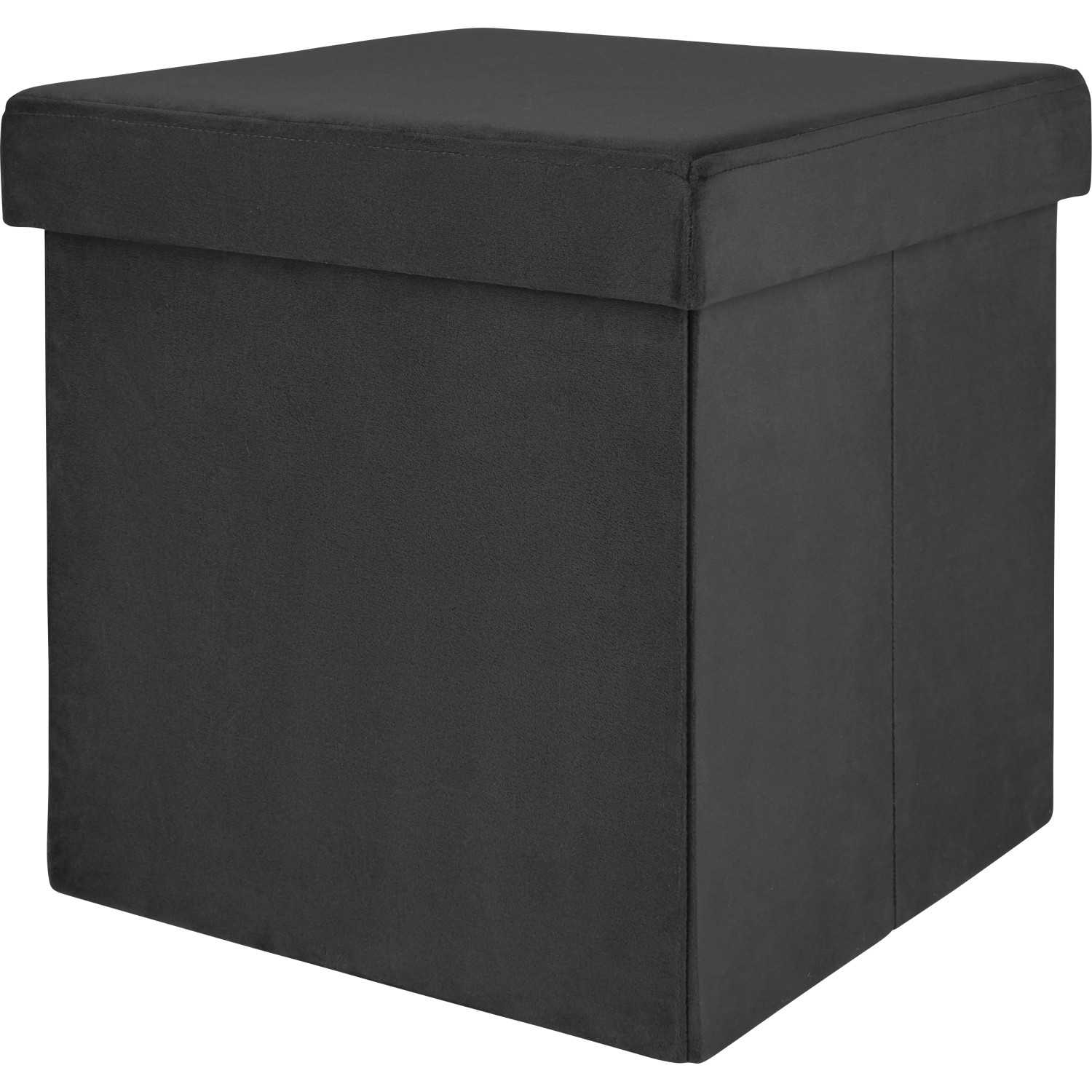 Falt-Hocker Midnight Mystery 38 cm x 38 cm x 38 cm Schwarz