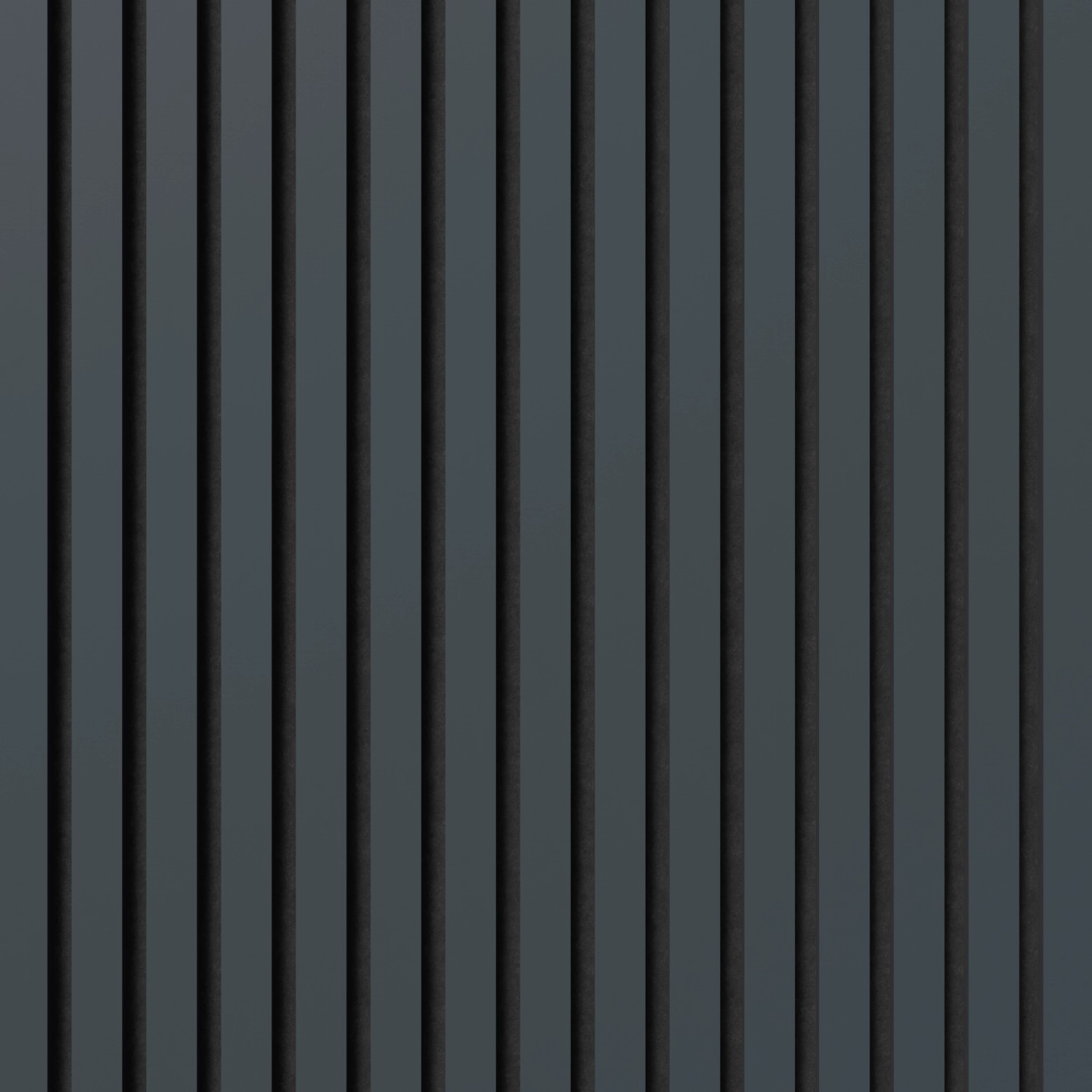 Akustikpaneel Lino Smokey Blue, 60x60cm, 2er-Set. Wandpaneel mit Linoleum-Oberfläche und schwarzem Filz.