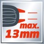 Detailaufnahme: 13 mm Schnellspannbohrfutter der Einhell Schlagbohrmaschine TC-ID 550 E.