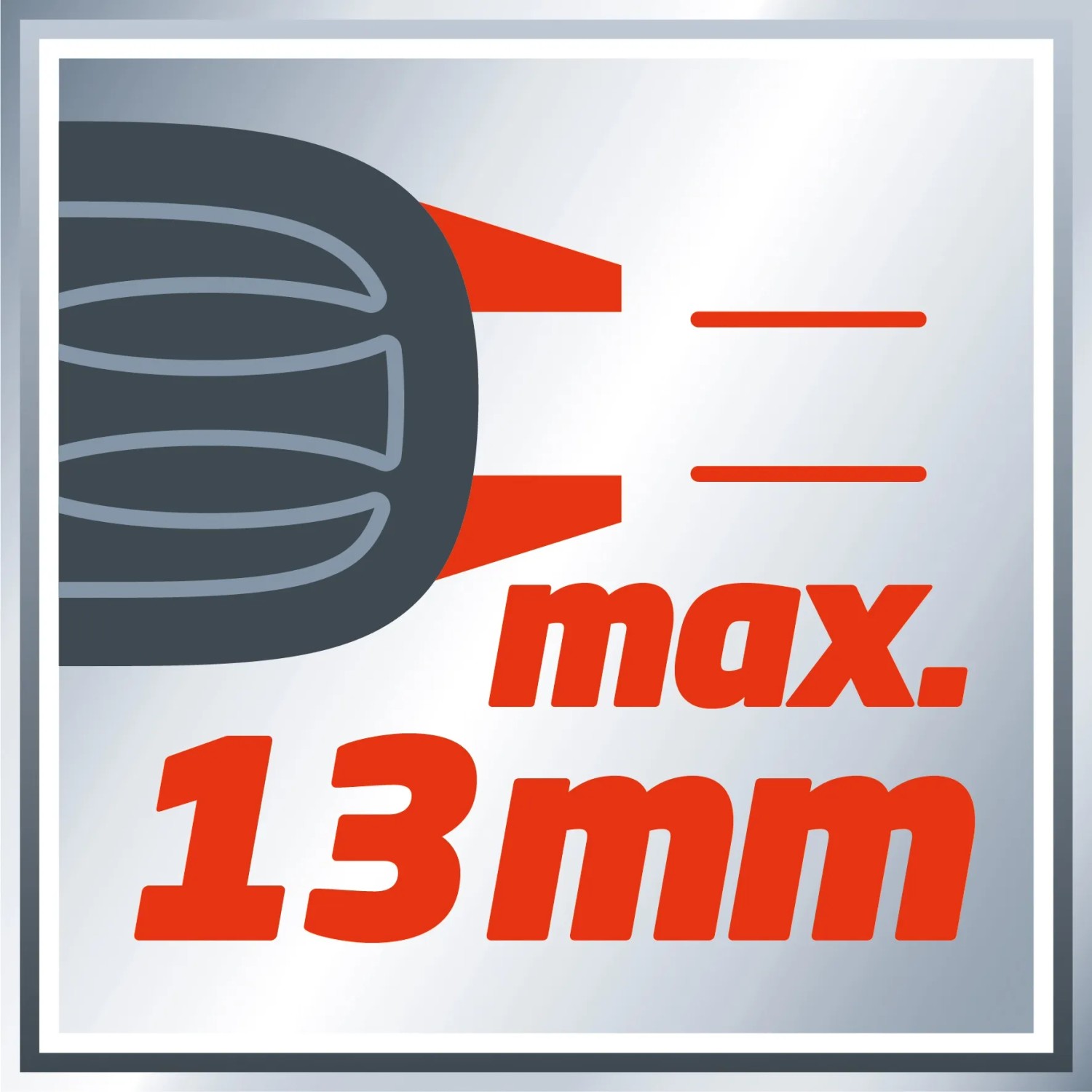 Detailaufnahme: 13 mm Schnellspannbohrfutter der Einhell Schlagbohrmaschine TC-ID 550 E.