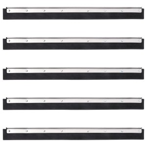 vidaXL Bodenabzieher 5 Stk 60,5x2x5 cm Stahl und Gummi 4008381
