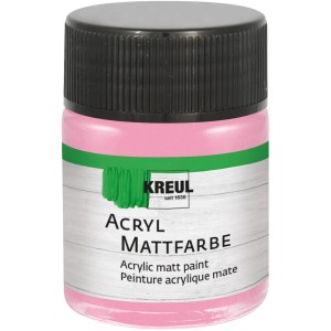 Kreul Acrylfarbe Matt Himbeere, 50 ml, für Bastelarbeiten.