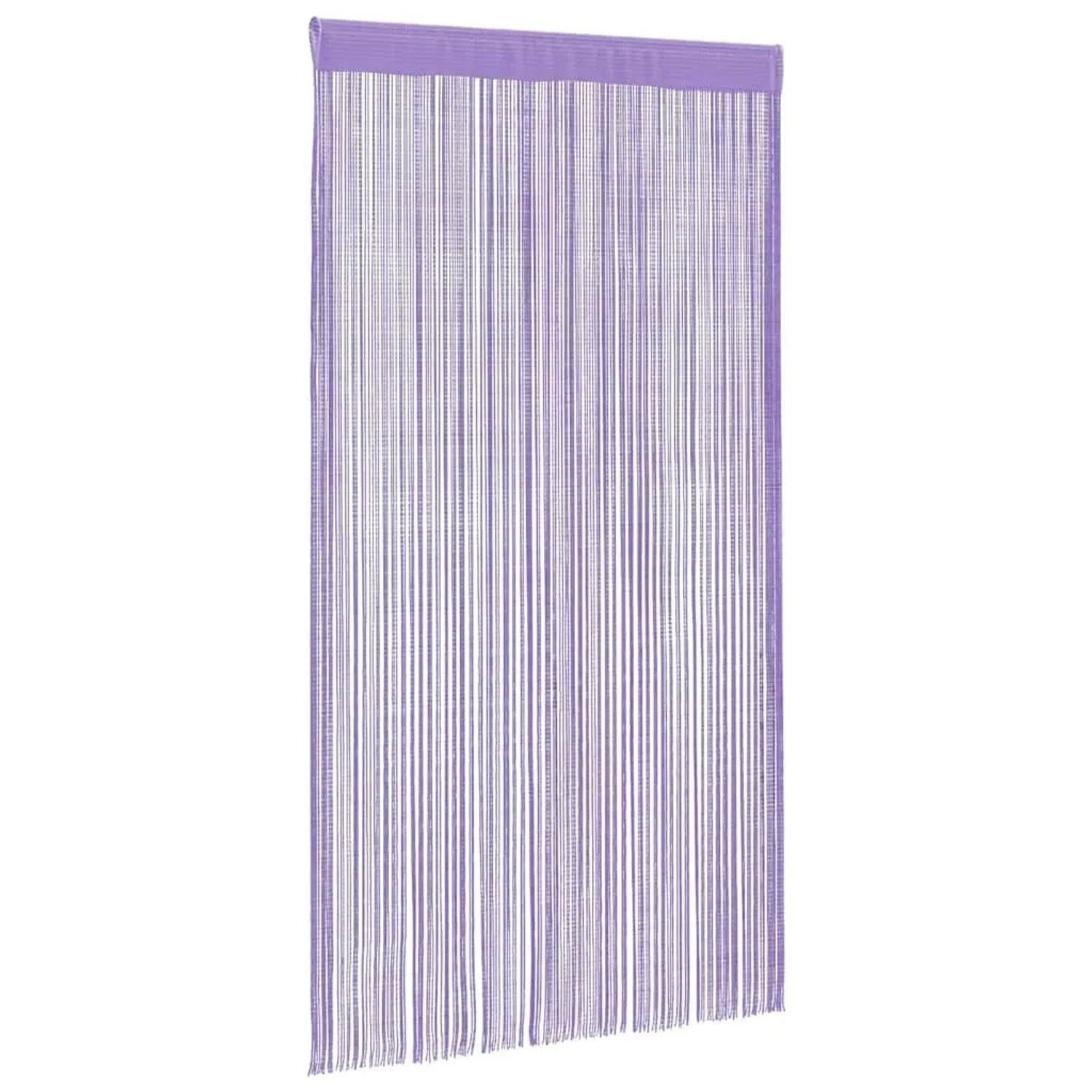 vidaXL Fadenvorhänge 2 Stk Lila 100x250 cm 4102047_3