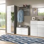 Inn.Furn Garderobenpaneel Grau 80 cm mit Kleiderstange Rumba_7