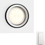 Philips Hue Milliskin LED-Einbauspot, rechteckig, weiß, mit Dimmschalter.