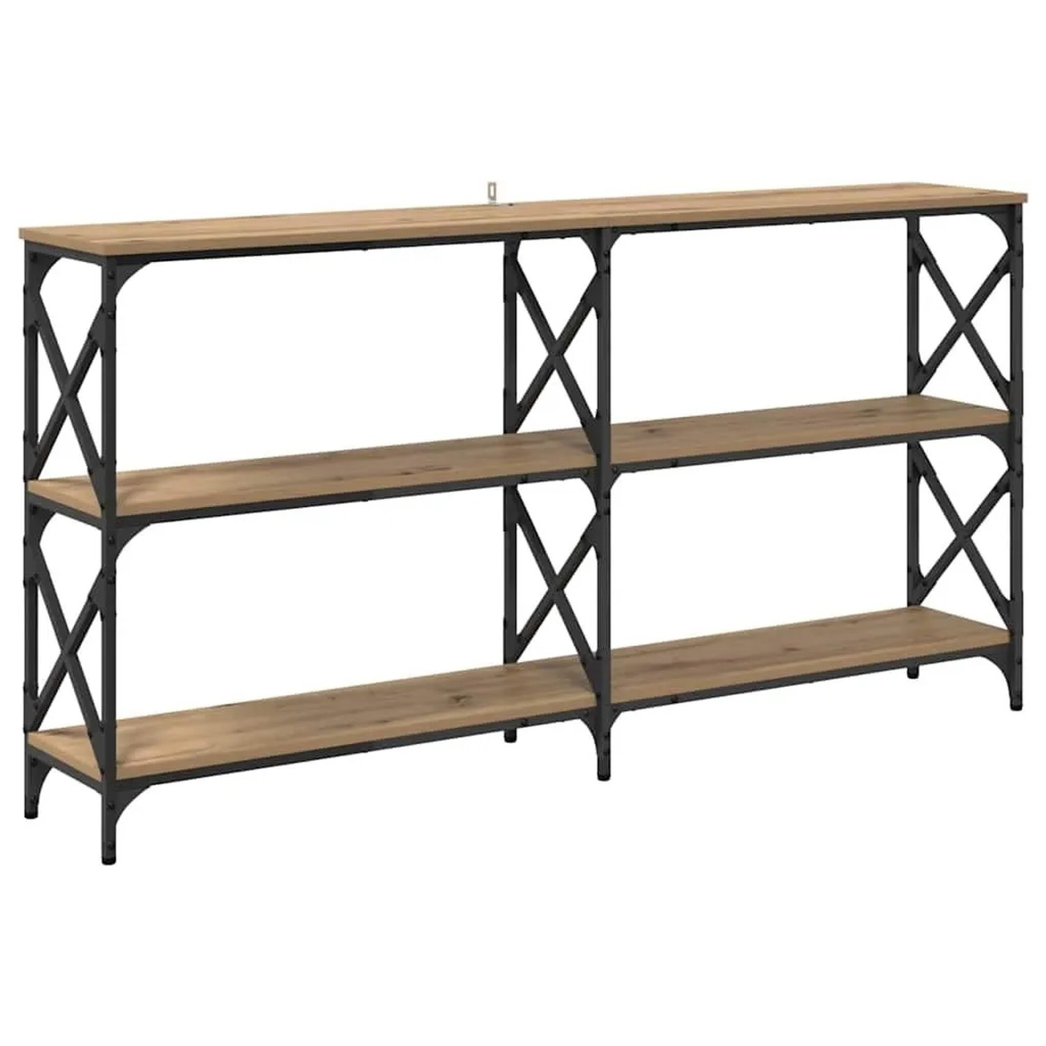 vidaXL Konsolentisch Artisan-Eiche 156 x 28 x 80,5 cm Holzwerkstoff 882785