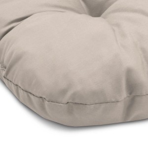 Beautissu Lisa Stuhlkissen 40x40x8cm Taupe 4tlg