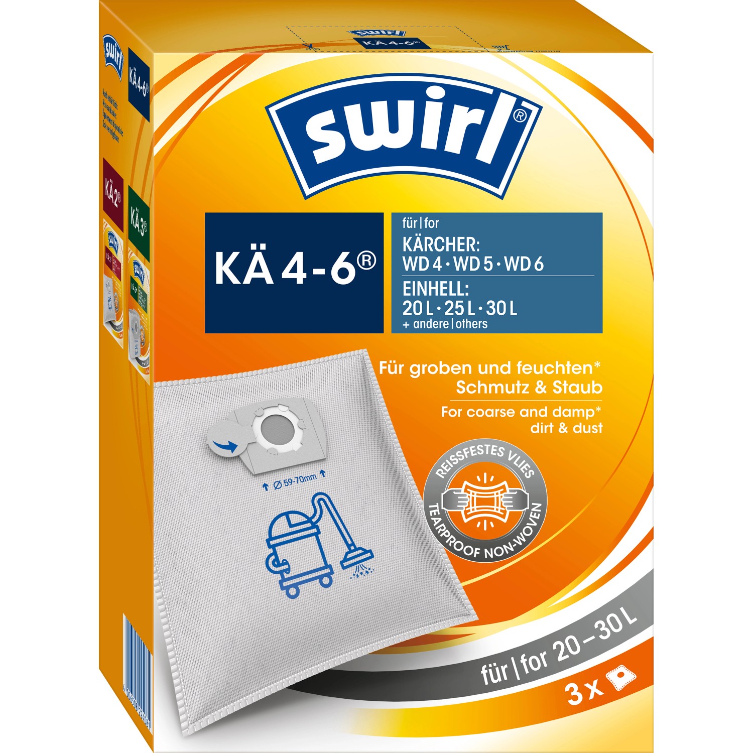 Swirl® KÄ 4-6® Staubsaugerbeutel 3 St günstig online kaufen