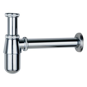 Sturotec Tassensiphon 1 1/4 Zoll in Chrom für Waschbecken.