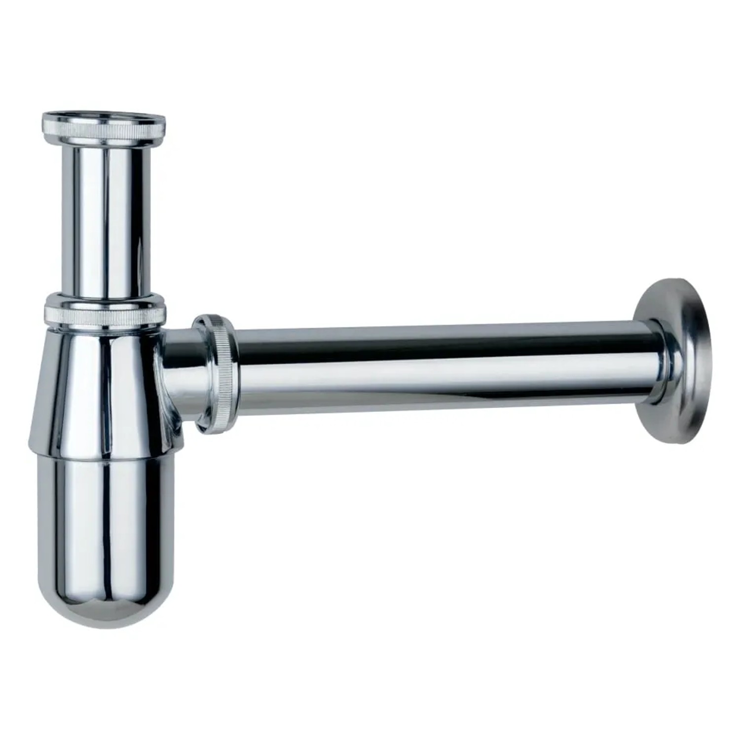 Sturotec Tassensiphon 1 1/4 Zoll in Chrom für Waschbecken.