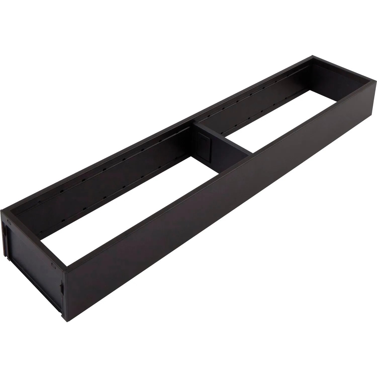 Blum Ambia-Line Schubkastenrahmen Schmal mit Trenner 522x100x50 mm Schubladeneinsatz Carbonschwarz Matt