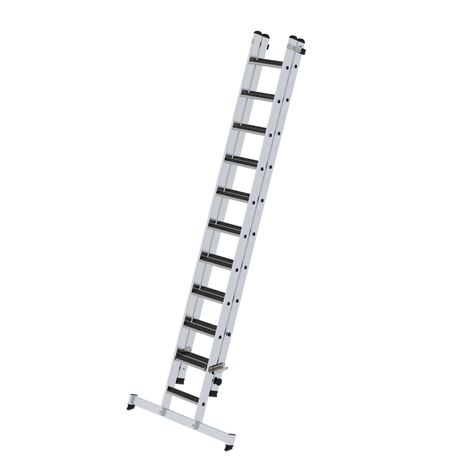 PROREGAL Stufen-Schiebeleiter 2-Teilig mit Traverse und Clip-Step R13 1 x 1 günstig online kaufen