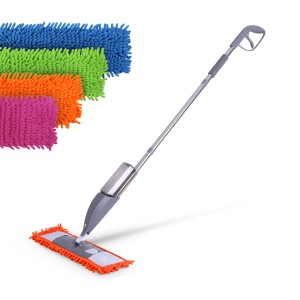 Bestlivings Sprühwischer Set mit 4 Bezügen. Bodenwischer mit Sprühfunktion für die Reinigung.