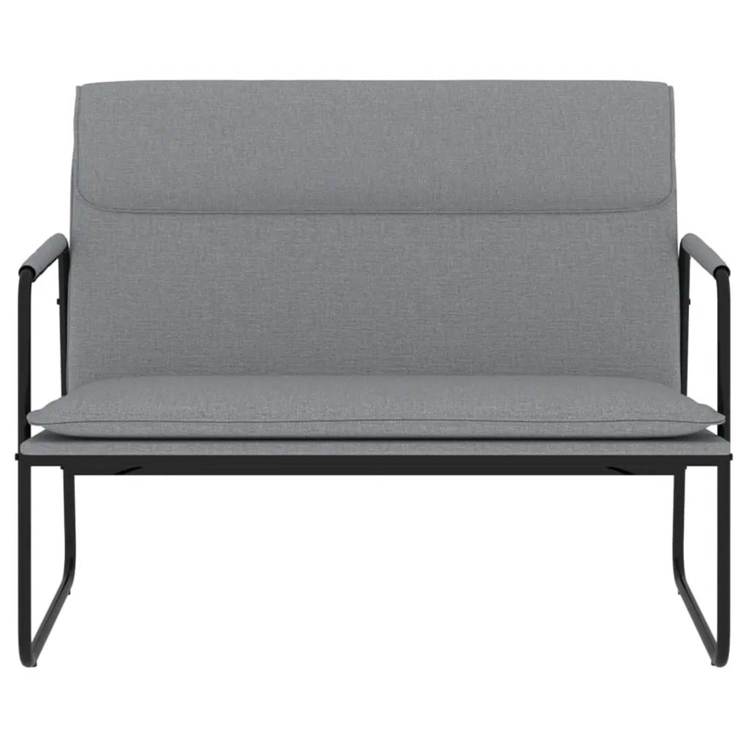 vidaXL Sitzbank Hellgrau 100x64x80 cm Stoff 351351_3