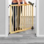 Reer Basic Holz Klemmgitter/Schraubgitter, Breite 730-1045mm, Kindersicherung für Türen und Treppen.