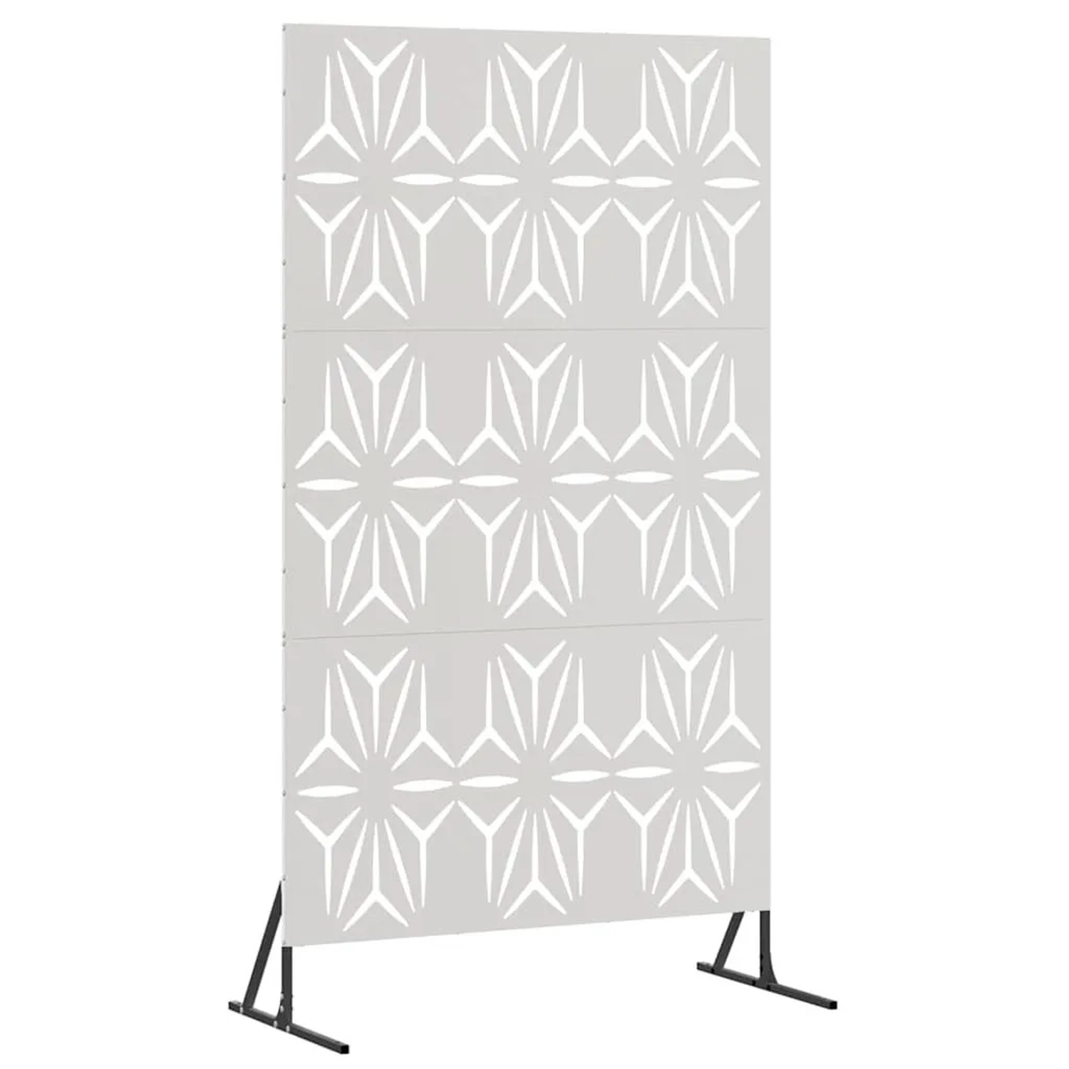 Image of vidaXL Sichtschutz Grau 100 x 50 x 180 cm Stahl 868588