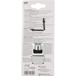 Fischer CO2 Luftpumpe für schnelles Aufpumpen von Fahrradreifen.