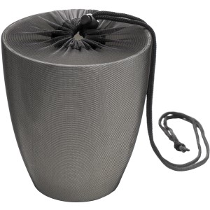 Reer Pflanzenschutz-Netz, schwarz, Ø 30 cm, mit Kordelzug zum sicheren Abdecken von Pflanztöpfen.