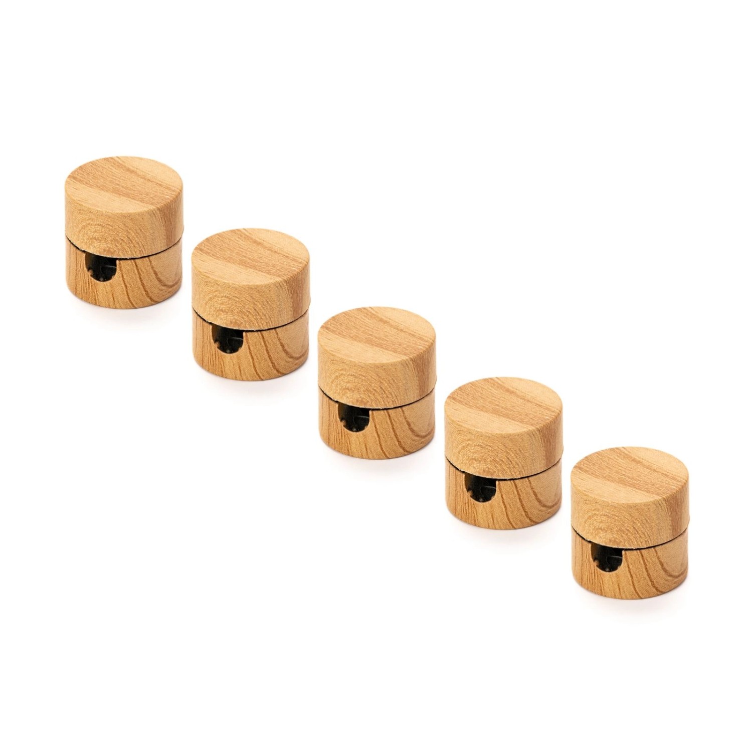 Orion Lightstyle Kabelhalter Kunststoff Holz  5 Stück
