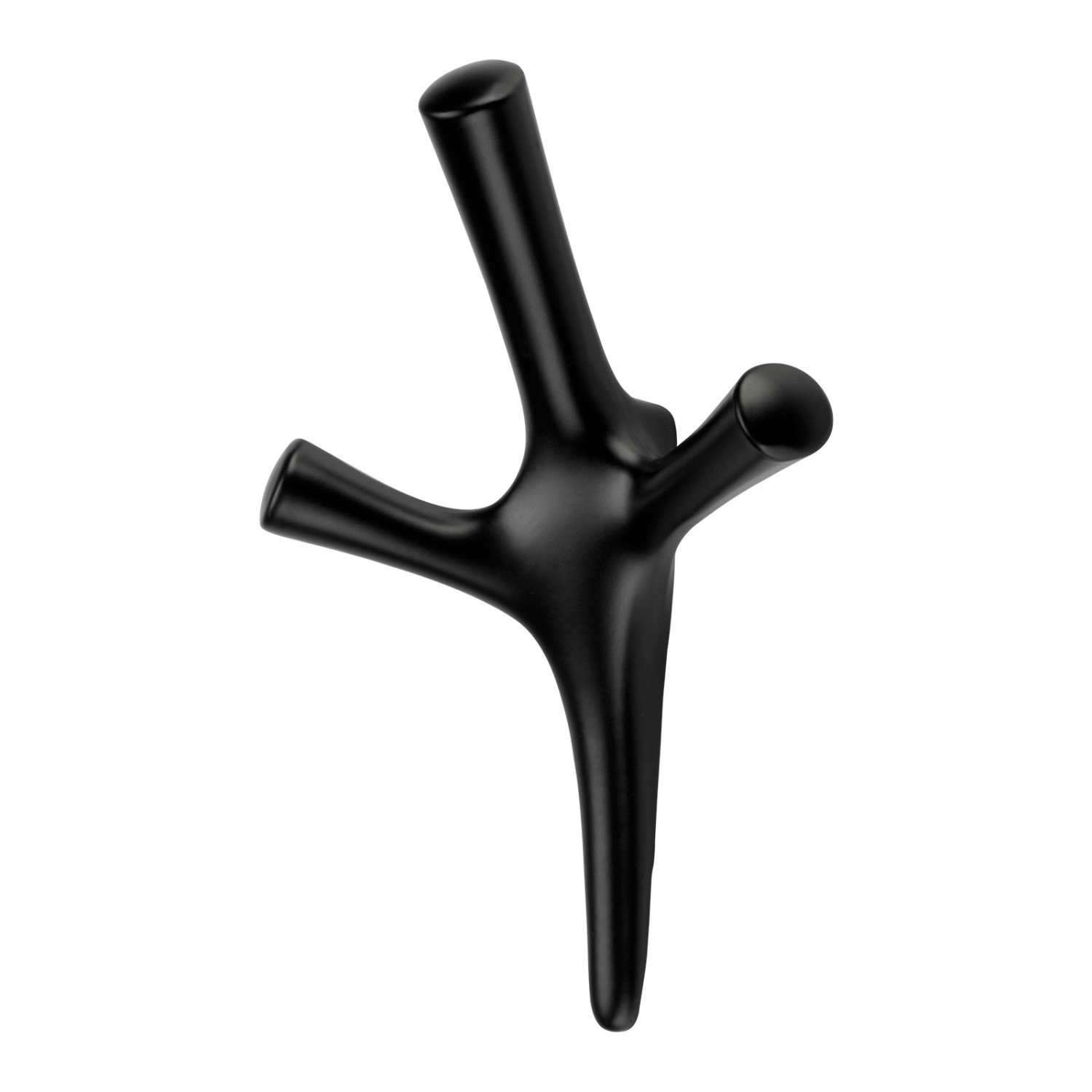 SOTECH Garderobenhaken TRICORNO Höhe 157 mm x Breite 106 mm Schwarz Matt Au günstig online kaufen