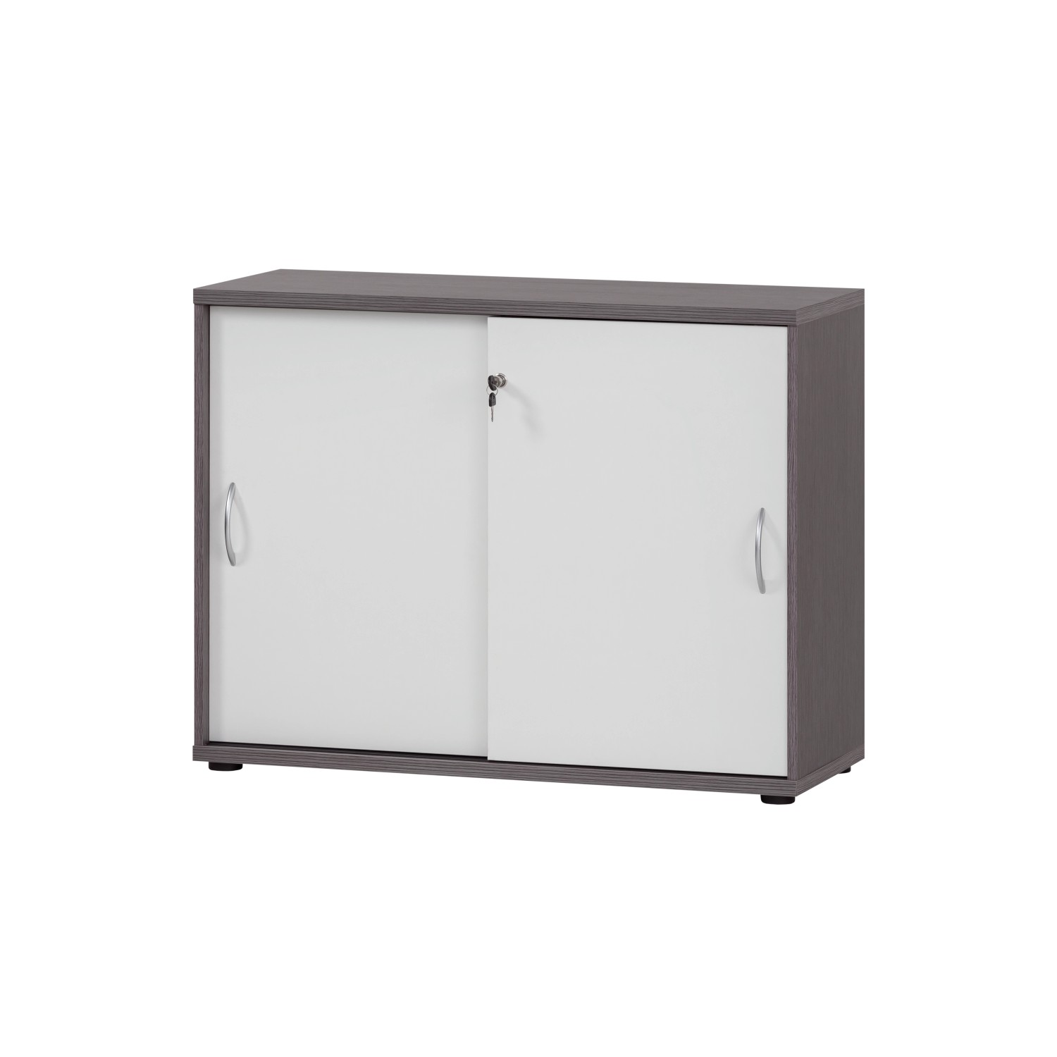 PROREGAL Schiebetürenschrank Lion Small HxBxT 76 x 100 x 40 cm 2 Fächern Es günstig online kaufen