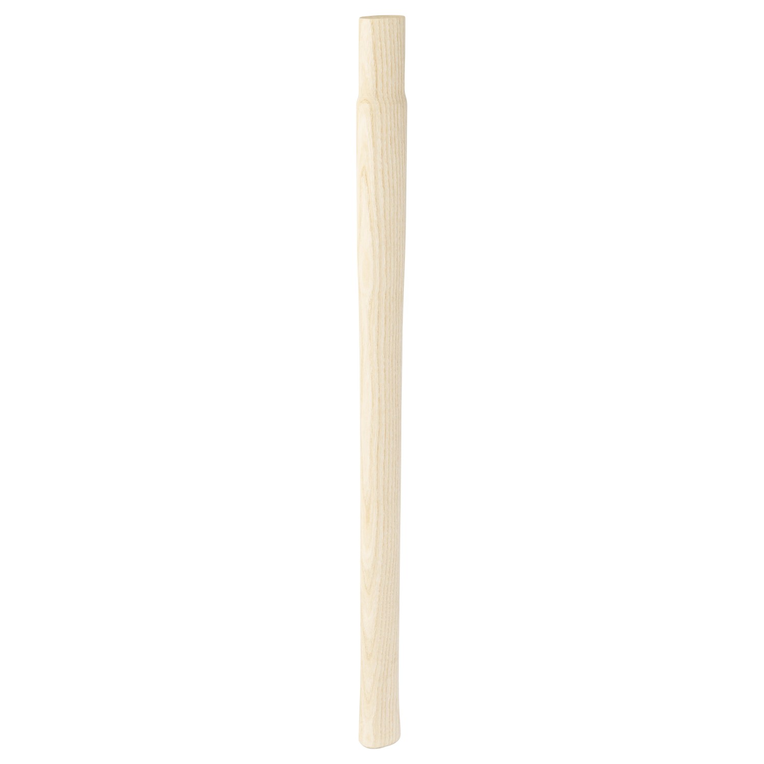 Gerader, unlackierter Ersatzstiel aus hellem Hickoryholz für Vorschlaghammer und Fäustel, 80cm lang.