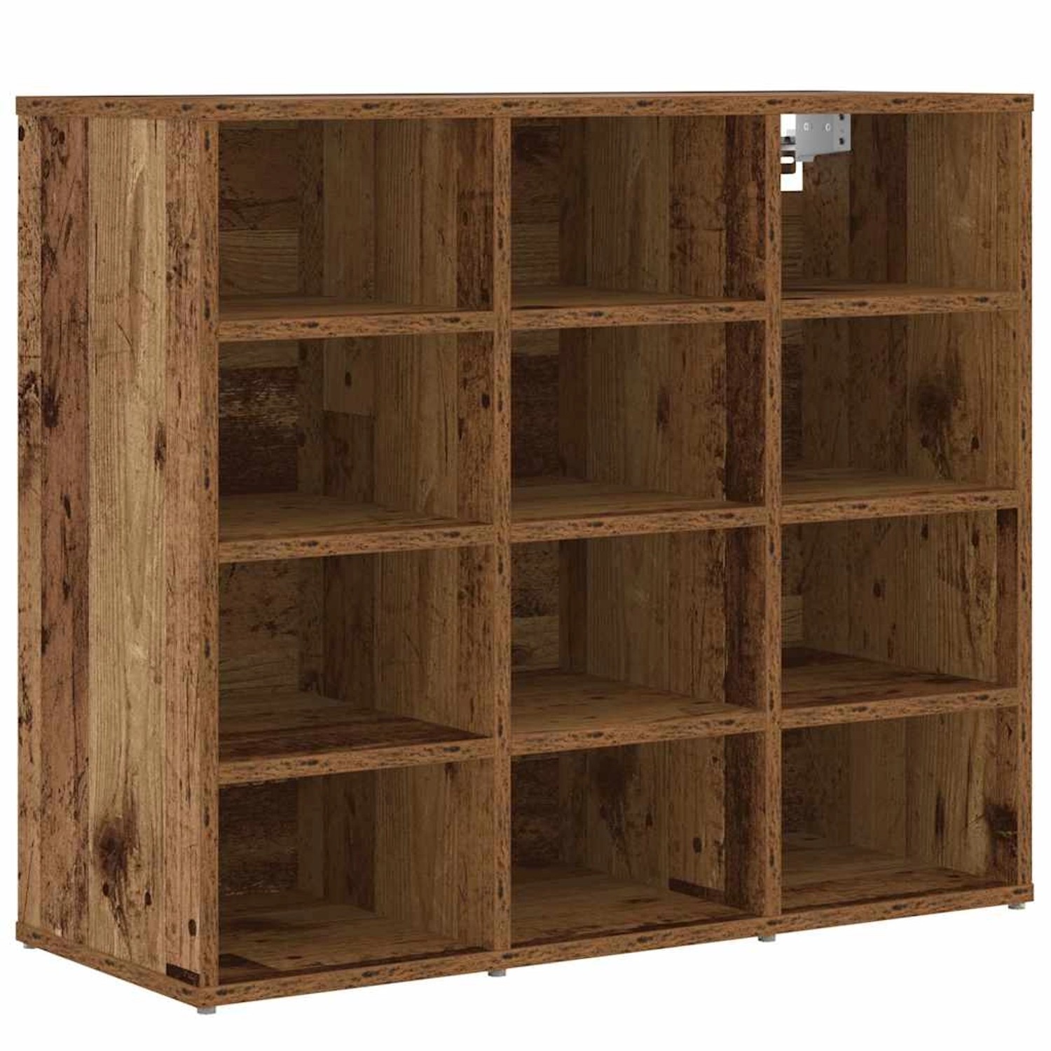 vidaXL Schuhschrank mit Regal Altholz 77,5 x 30 x 67 cm Holzwerkstoff 875212
