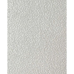 Weiße Vinyl-Tapete mit rauer Putzstruktur, EDEM 204-40, für dekorative Wandgestaltung.