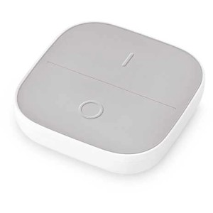 WiZ Smarter Portable Button, graue Fernbedienung zur Steuerung von smarten Leuchtmitteln.