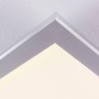 Detailaufnahme: Dimmbares Lindby LED Panel Livel in Alu, Küchenleuchte.